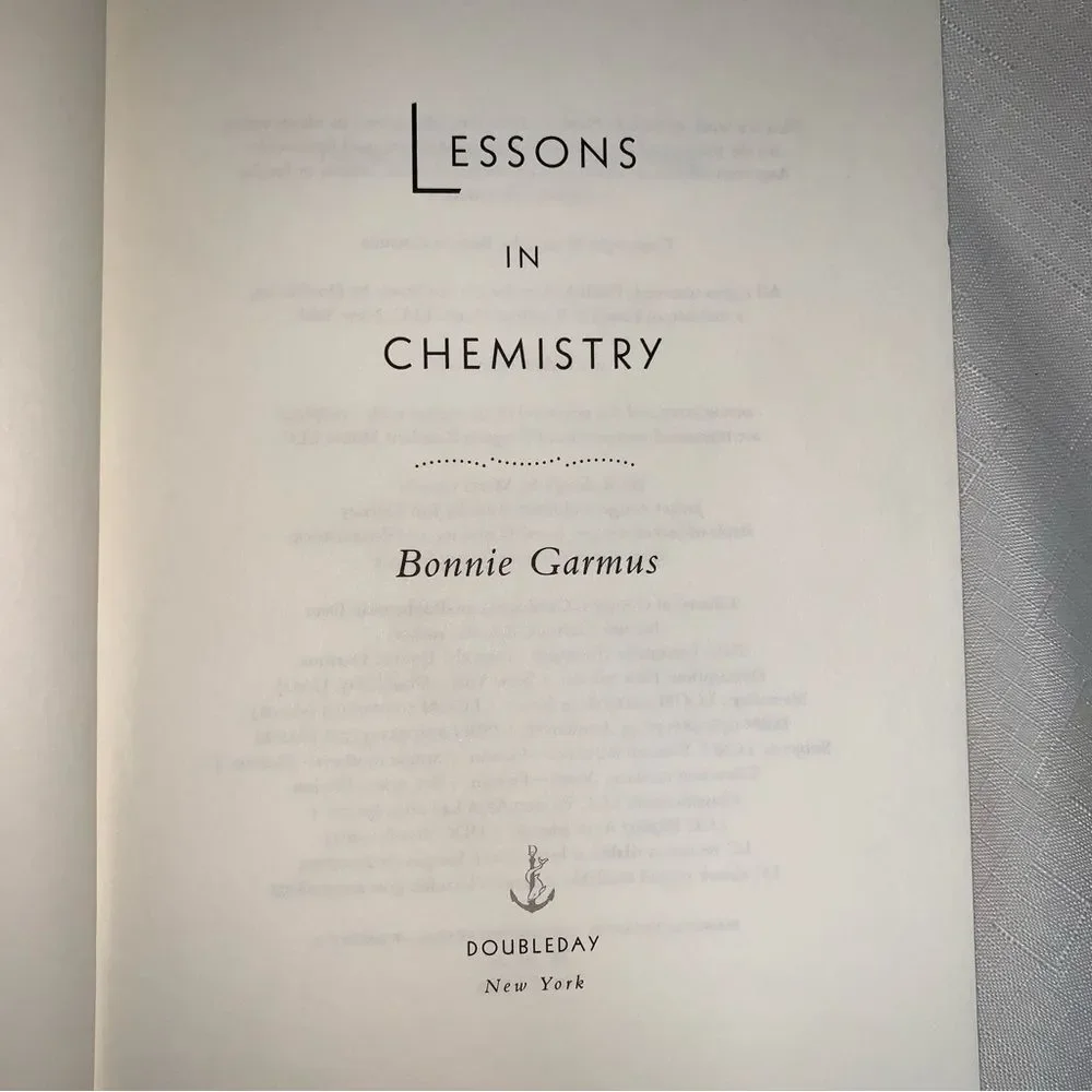 Lessons in Chemistry Book Bonnie Garmus Novel Best Seller Apple TV Show Reading